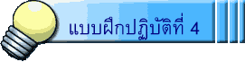 แบบฝึกปฏิบัติที่ 4